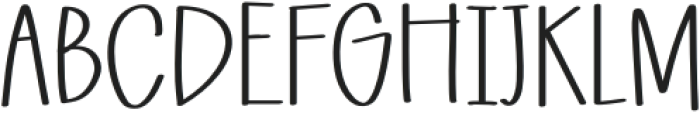 Bestowed Sans Regular otf (400) Font UPPERCASE