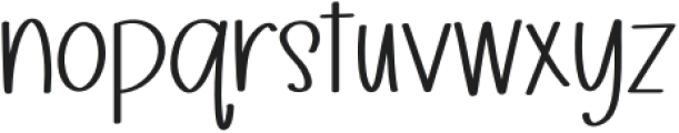 Bestowed Sans Regular otf (400) Font LOWERCASE