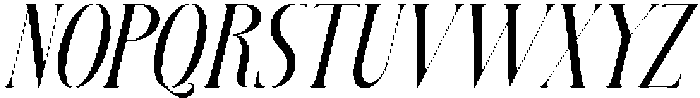 Bestsky Italic otf (400) Font UPPERCASE