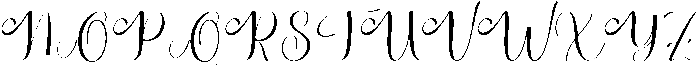 Bestwood Regular otf (400) Font UPPERCASE