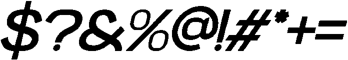 Betafind Italic otf (400) Font OTHER CHARS