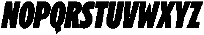Betamax Black Condensed Italic otf (900) Font UPPERCASE