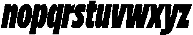 Betamax Black Condensed Italic otf (900) Font LOWERCASE