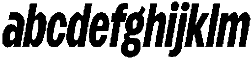 Betamax Bold Condensed Italic otf (700) FONT