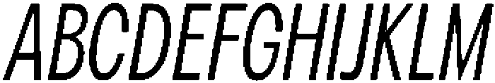 Betamax Light Condensed Italic otf (300) Font UPPERCASE
