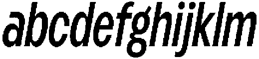 Betamax Regular Condensed Italic otf (400) FONT