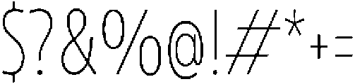 Betamax Regular ttf (400) Font OTHER CHARS