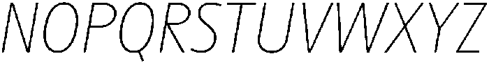 Betamax Thin Italic otf (100) Font UPPERCASE