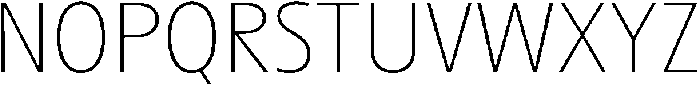 Betamax Thin otf (100) Font UPPERCASE