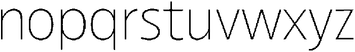 Betamax Thin otf (100) Font LOWERCASE