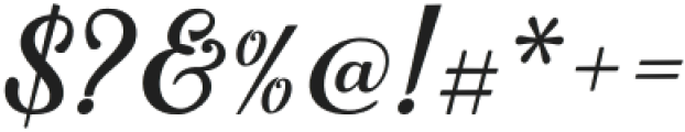 Betana Script Regular otf (400) Font OTHER CHARS