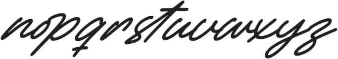 Betany Salena Italic Italic otf (400) Font LOWERCASE