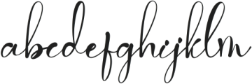 Bethany Love ttf (400) Font LOWERCASE