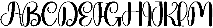 Bethany Regular otf (400) Font UPPERCASE