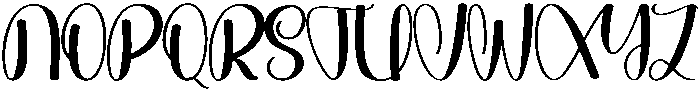 Bethany Regular otf (400) Font UPPERCASE