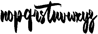 Bethany Script otf (400) Font LOWERCASE