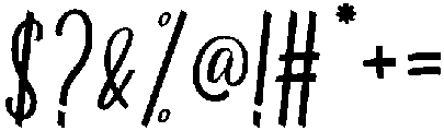 Bethany otf (400) Font OTHER CHARS