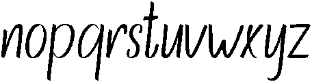 Bethany otf (400) Font LOWERCASE