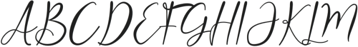 Bethiany-Regular otf (400) Font UPPERCASE