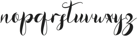 Bethlove ttf (400) Font LOWERCASE