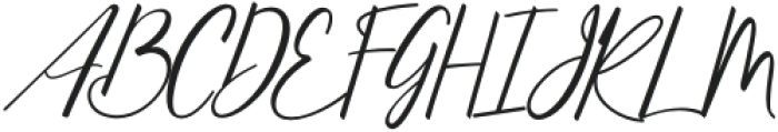 Bethoughter Script otf (400) Font UPPERCASE