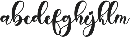 Bethy Valentine otf (400) Font LOWERCASE