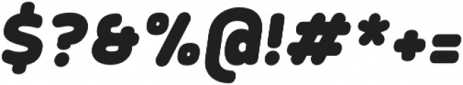 Betm Rounded ExtraBlack Italic otf (900) Font OTHER CHARS