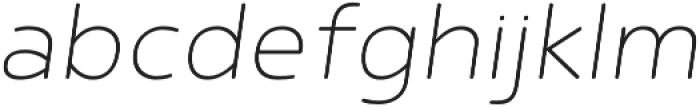 Betm Rounded ExtraLight Italic otf (200) Font LOWERCASE