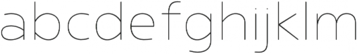 Betm Rounded Thin otf (100) Font LOWERCASE