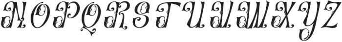 Betonila Italic otf (400) Font UPPERCASE