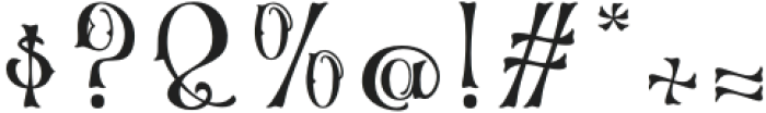 Betonila Regular otf (400) Font OTHER CHARS
