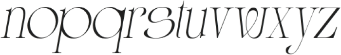 Betro Vogue Italic otf (400) Font LOWERCASE