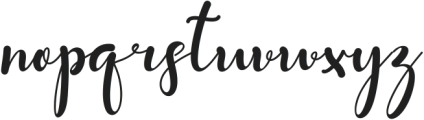 Bettaria Spring otf (400) Font LOWERCASE