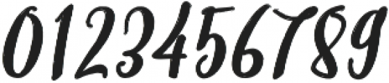 Better Brush Italic otf (400) Font OTHER CHARS