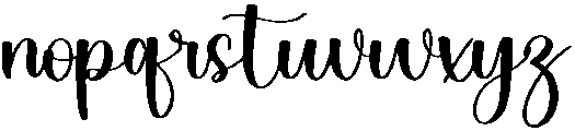 Better Regular otf (400) Font LOWERCASE
