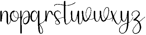 Better Together Regular otf (400) Font LOWERCASE