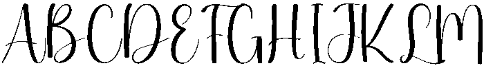Better Together Regular otf (400) Font UPPERCASE
