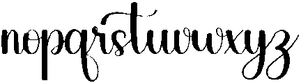 Better Together Regular otf (400) Font LOWERCASE