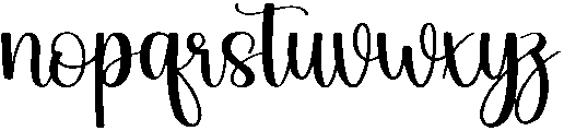 Better Together Regular otf (400) Font LOWERCASE