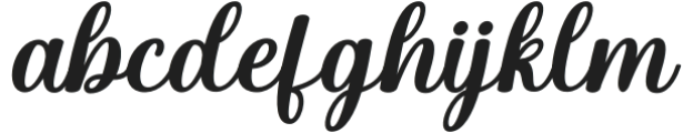 Better Valentina Slant Regular otf (400) Font LOWERCASE