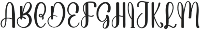 Better Valentine Regular otf (400) Font UPPERCASE