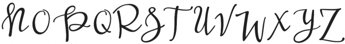 BetterFly-PP Smooth otf (400) Font UPPERCASE