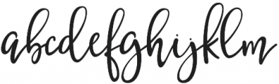 BetterFly-PP Smooth otf (400) Font LOWERCASE