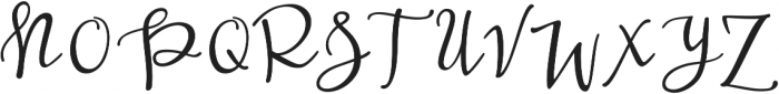 BetterFly Smooth ttf (400) Font UPPERCASE