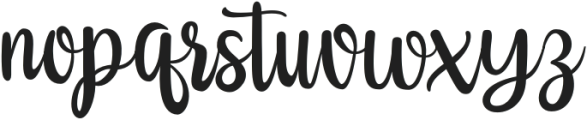 BetterLove-Normal otf (400) Font LOWERCASE