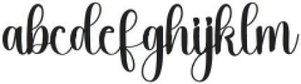 Betterlife Regular otf (400) Font LOWERCASE