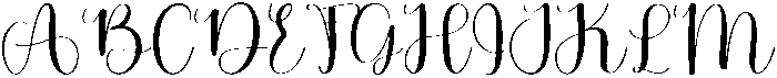 Betterly Regular otf (400) Font UPPERCASE