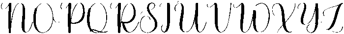 Betterly Regular otf (400) Font UPPERCASE
