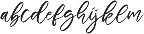 Bettermind Signature otf (400) Font LOWERCASE