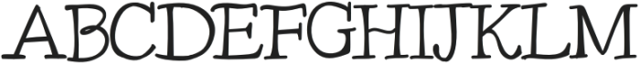 Bettina Serif Regular otf (400) Font UPPERCASE